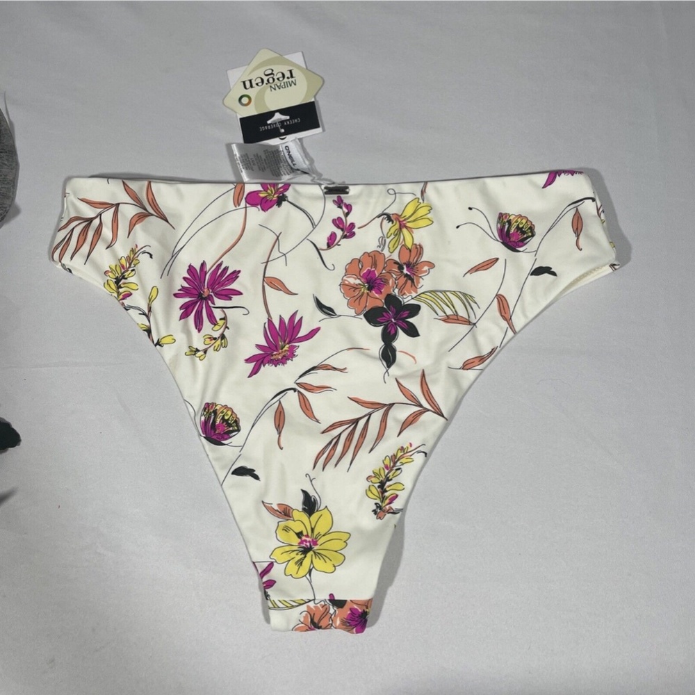 NWT O'Neill [ Large ] Rio Floral High Waist‎ Swim Bottoms - Picture 7 of 12